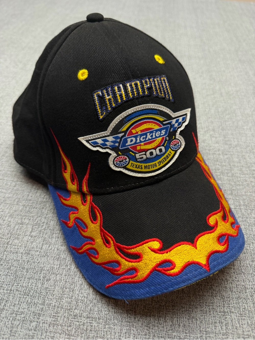 Vintage NASCAR Dickies 500 Texas Motor Speedway Flame Hat 2006